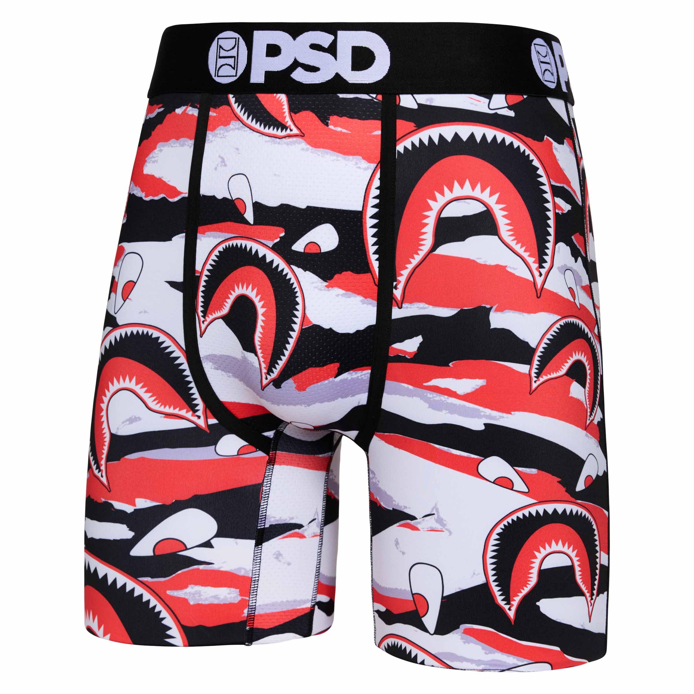 PSD Men's Warface Boxer Briefs - 7 Inch Inseam Breathable and Supportive Men's Underwear with Moisture-Wicking Fabric, Wf Shatter, S