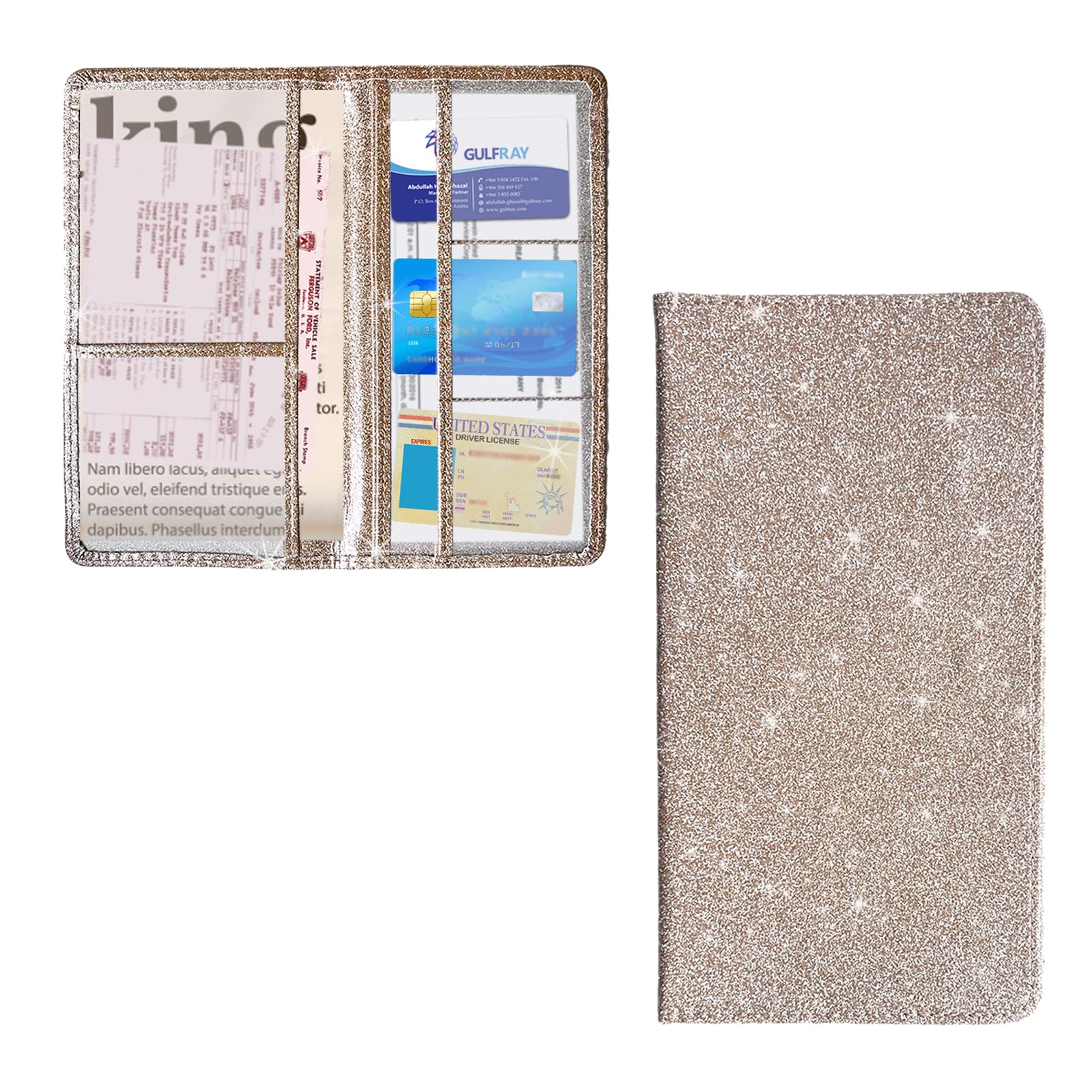 Car Registration And Insurance Holder, 9.4''×5.1'' Auto Card