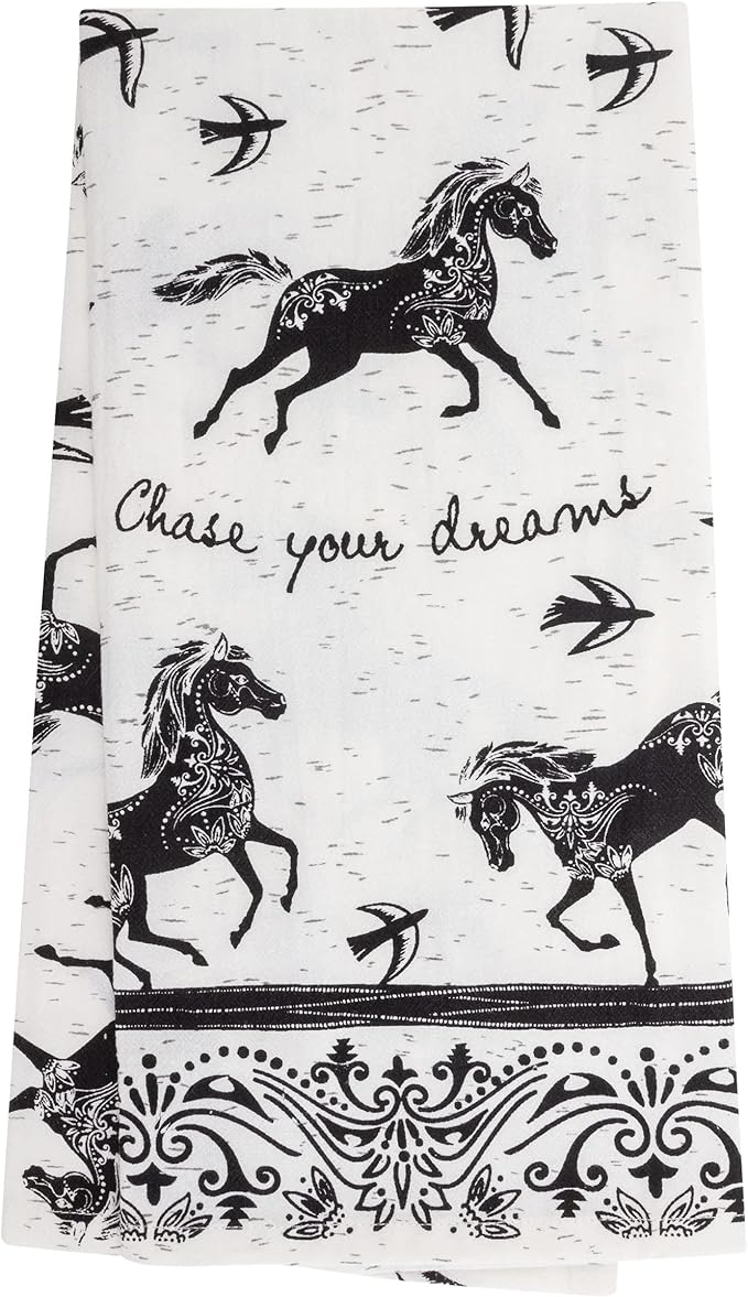 Karma Boho Tea Towels Horse, 18