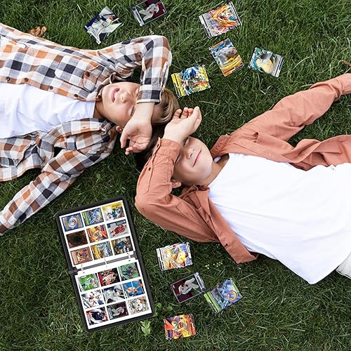 Miniatura 6 de HESTECH Carpeta de tarjetas de hockey de 900 bolsillos, carpeta de tarjetas intercambiables, 9 bolsillos con 50 fundas extraíbles para tarjetas de