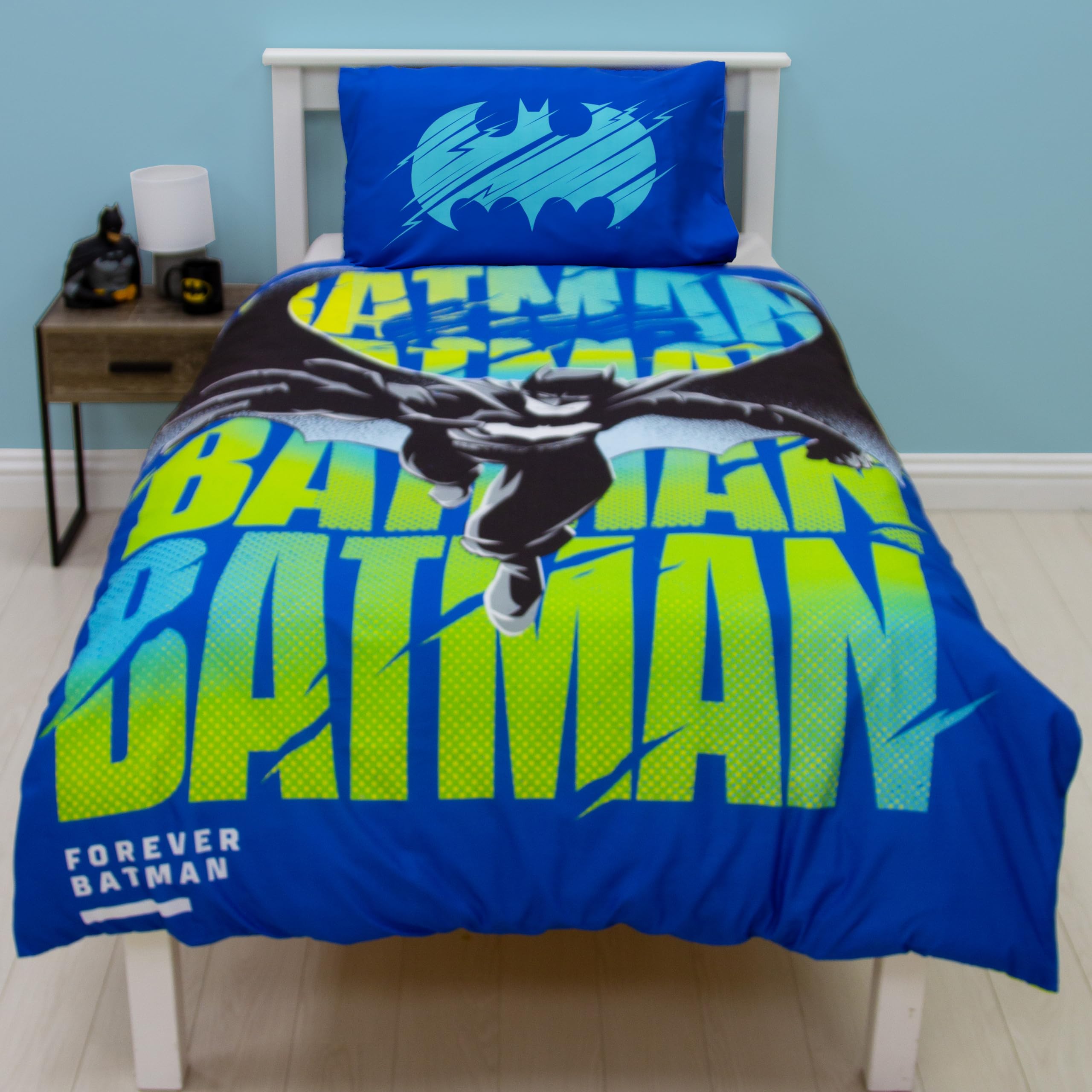 LEGO Batman Single Bedding Set Reversible Duvet Cover DC Superheroes Challenge - Foto 8