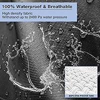 Vista 2 de NEVERLAND Funda para Barco Remolcable Impermeable de Servicio Pesado Grado Marino Lona de Poliéster se Adapta a Forma en V/Casco en V y Tri-Casco