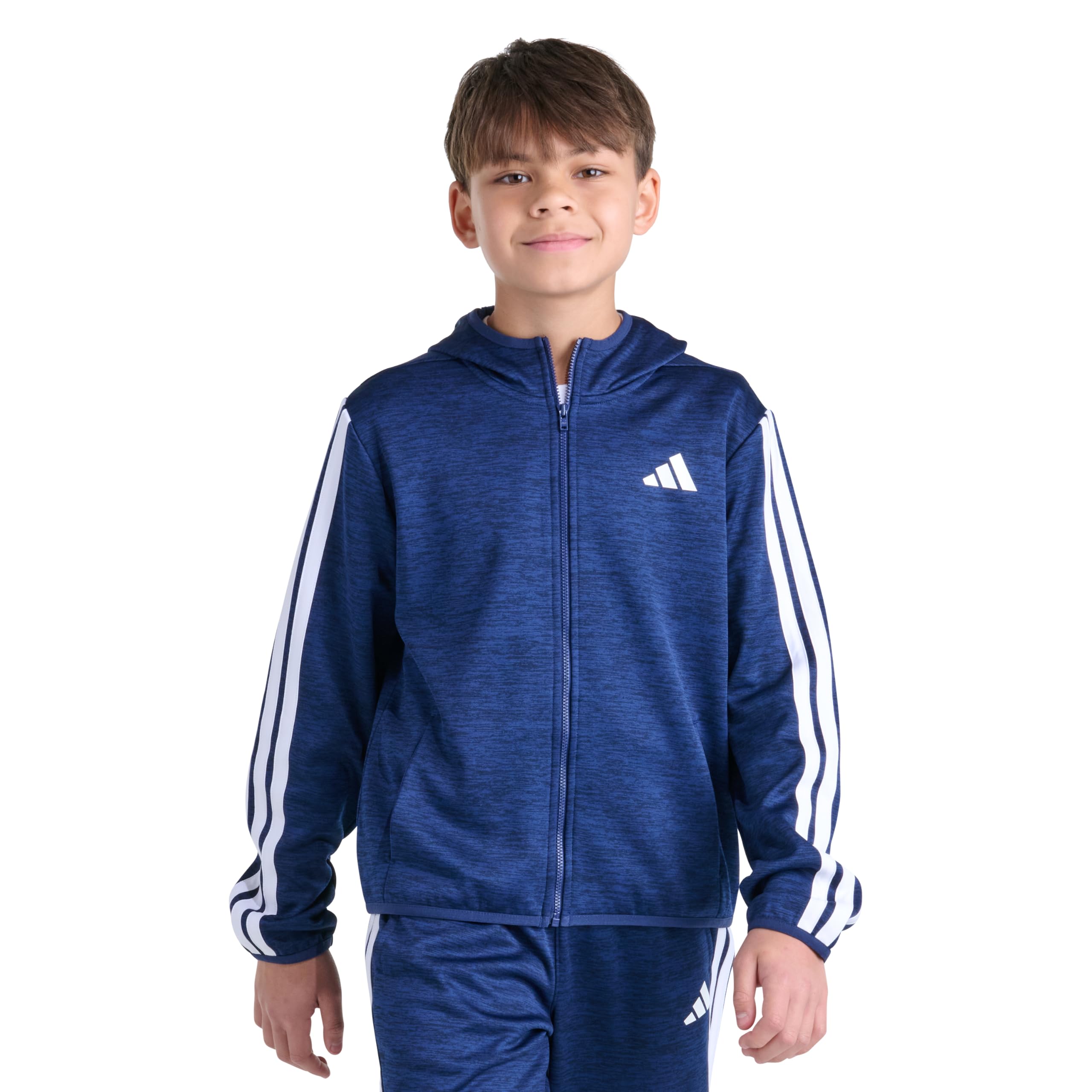 Boys' Fleece 3 Stripe Jacket