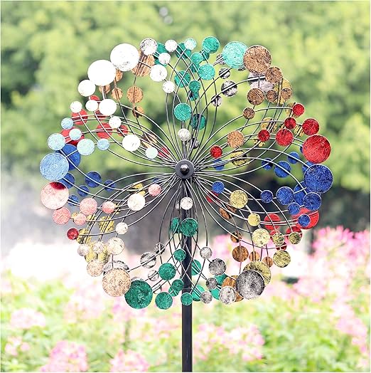 LimeHill Solar Metal Wind Spinner Wind Spinners