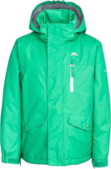 trespass fleece lined waterproof jacket
