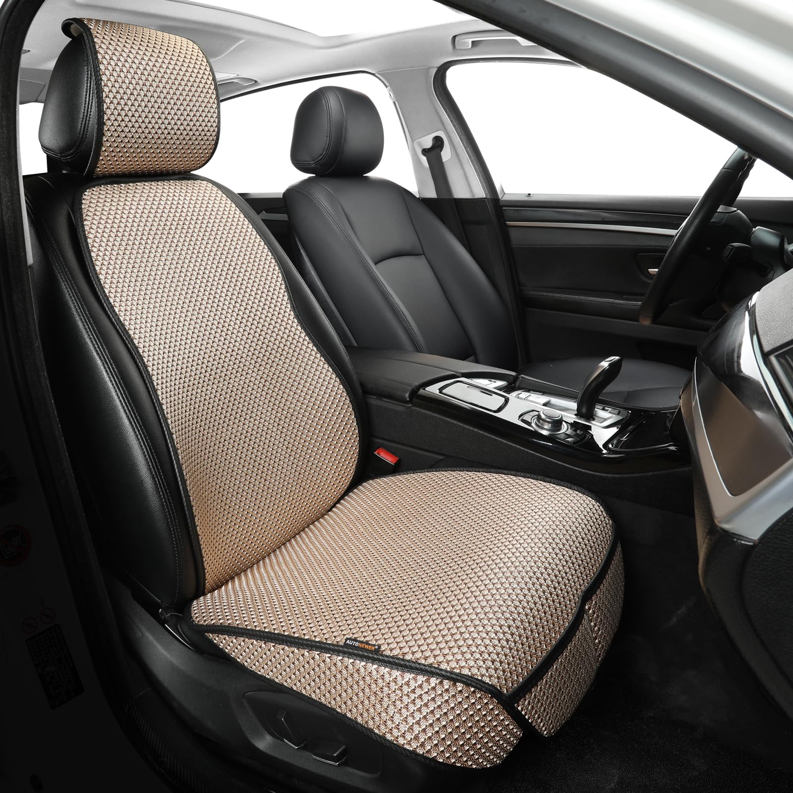 Auto Newer Car Seat Cover Breathable Front Car Seat Cushion Comfortable Car Seat Protector Anti-Slip and Full Wrap