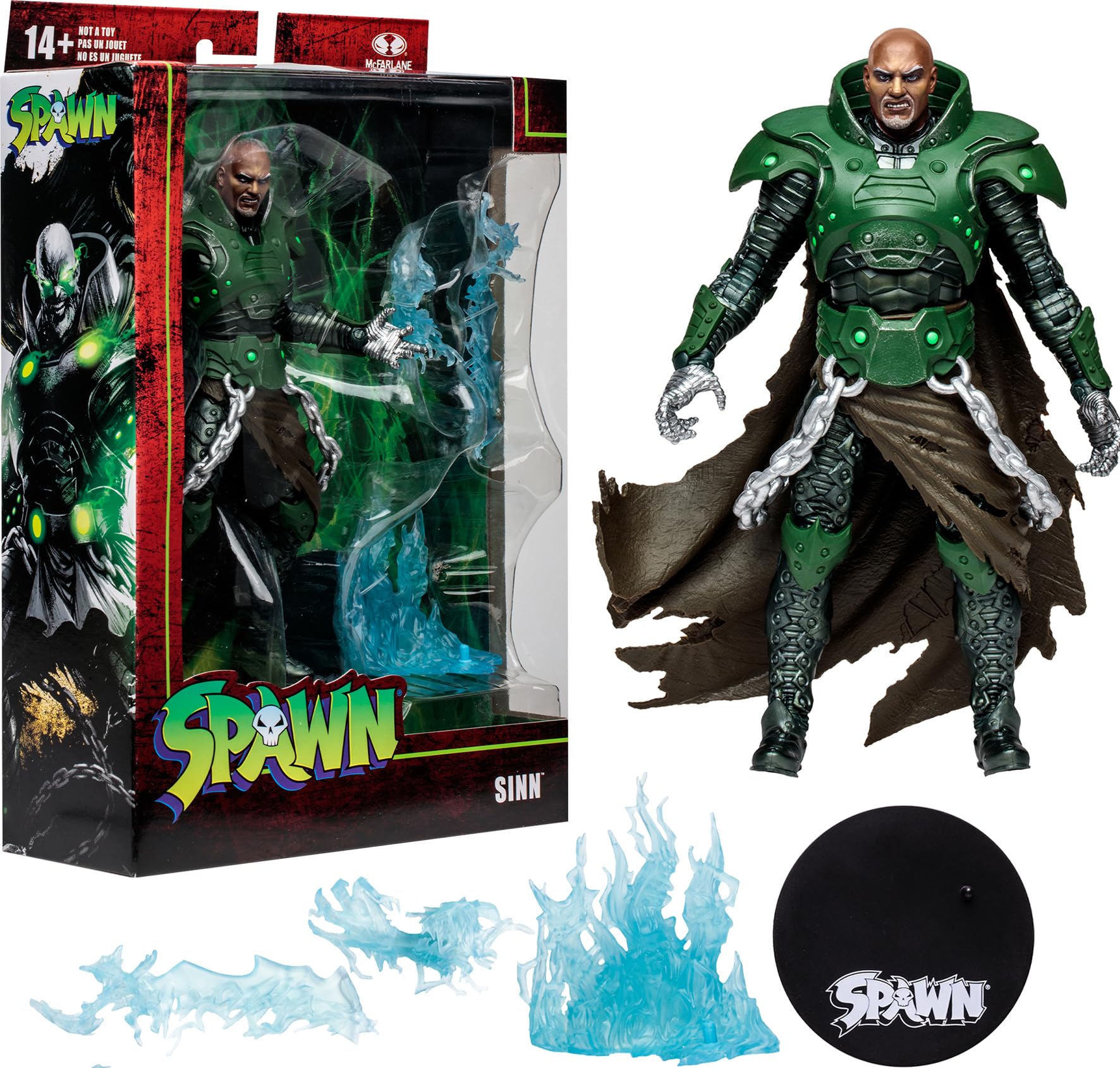アメコミ McFarlane Toys' SPAWN McFarlane Toys 30 aniversario – Portada de cómic #95-1:7 figura