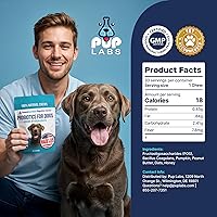 Vista 7 de Pup Labs Tummy Essentials - Probióticos masticables para perros, apoya la salud intestinal para perros y heces firmes, ayuda a eliminar