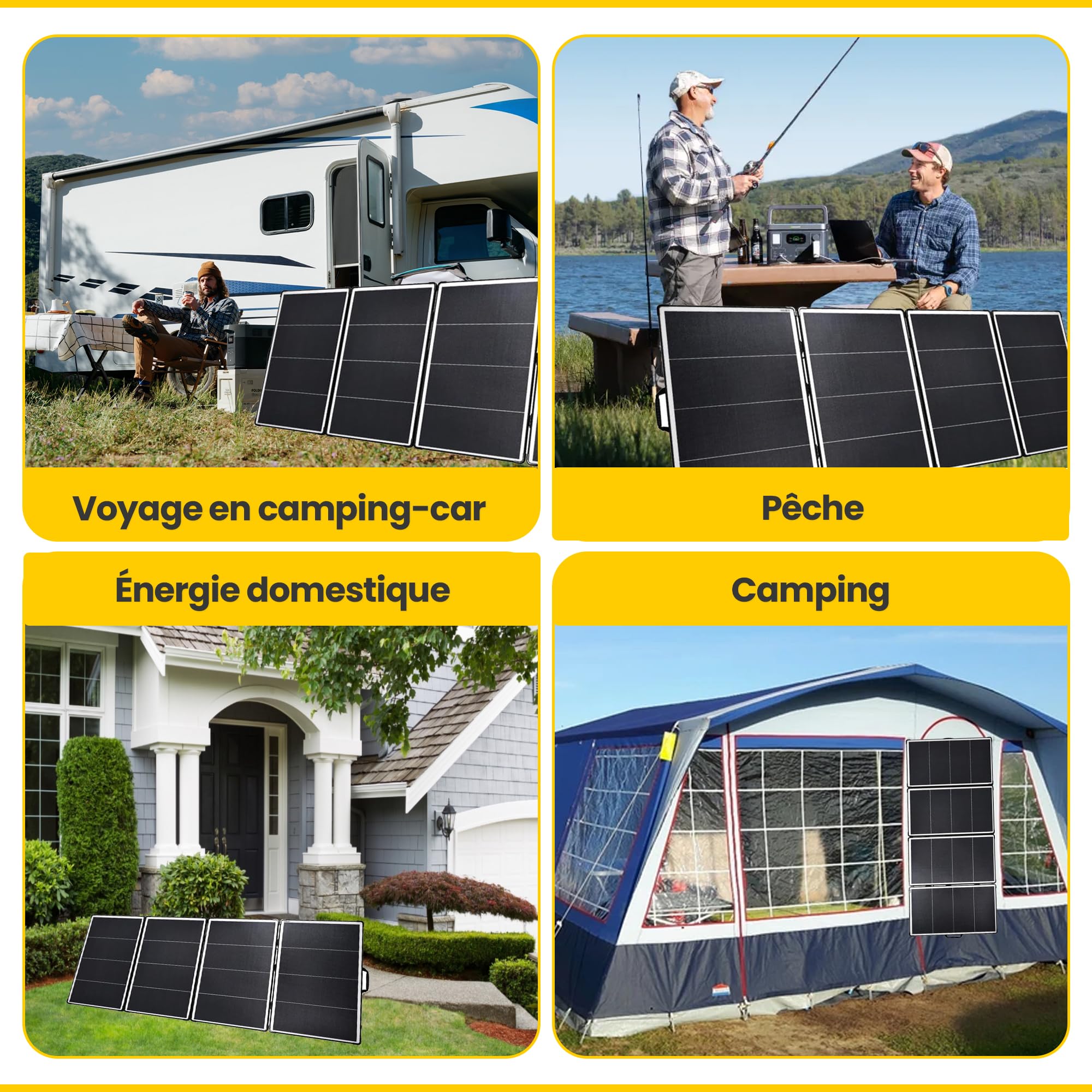 Offgridtec FSP-Max 400W 36V Panneau solaire pliable en mallette
