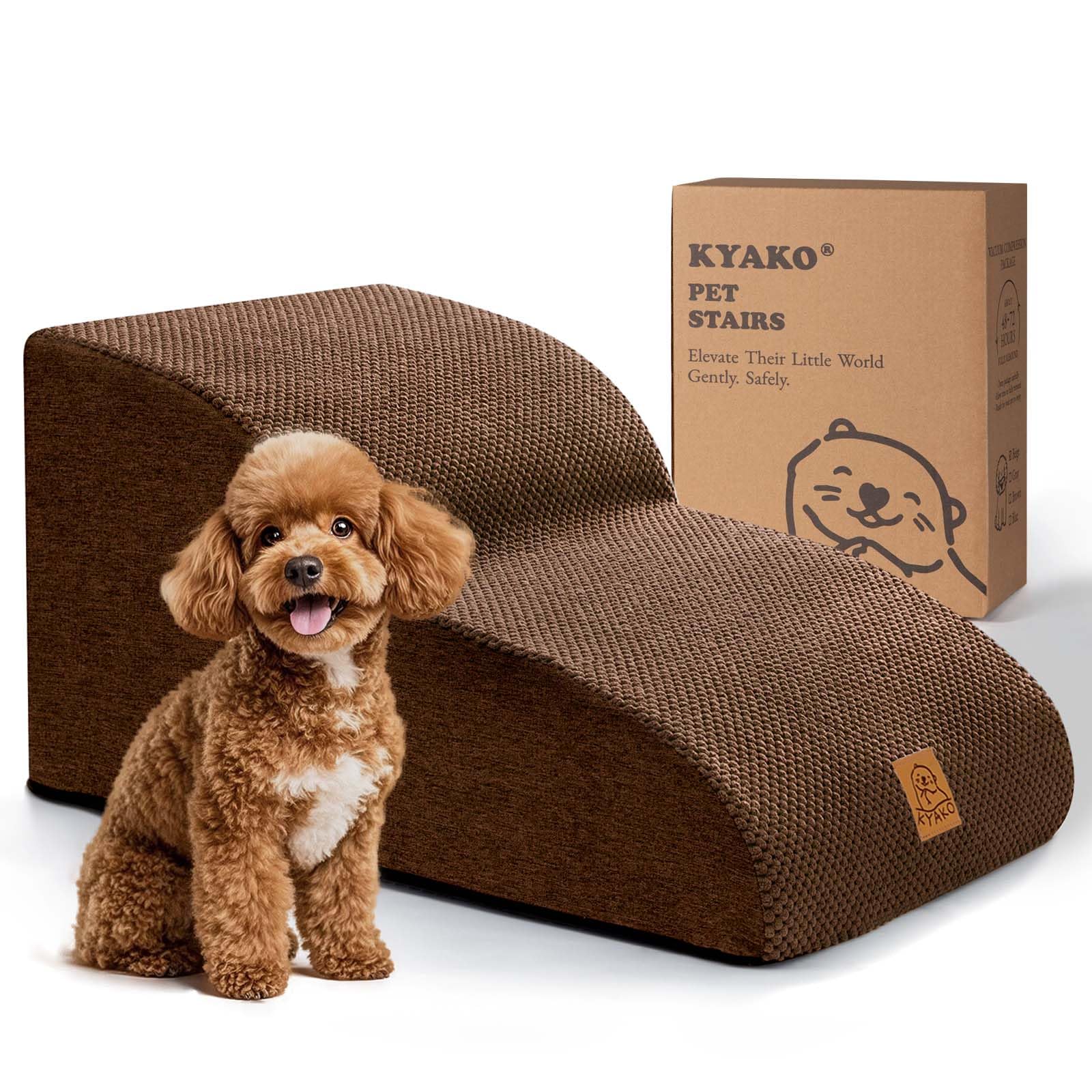 Amazon | KYAKO(キャコ) 犬 階段 スロープ 高さ30CM ペットステップ