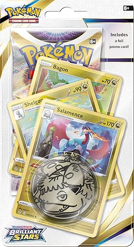 Pokémon JCC Pokémon Escudo y Espada 9 Estrellas Brillantes, exhibición con blíster premium Juego de cartas A partir de 6 años, 2 jugadores, 10
