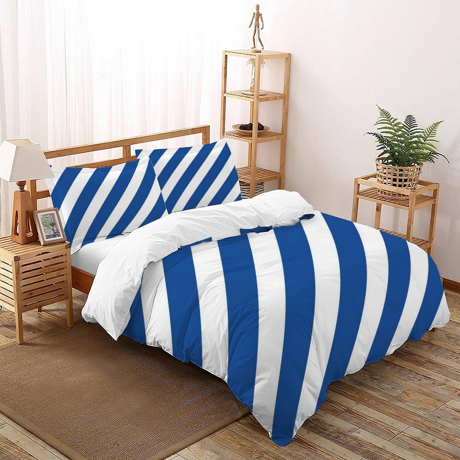 Parure de lit géométrique Stripesss pour moderniser une chambre d'enfant ou un lit double