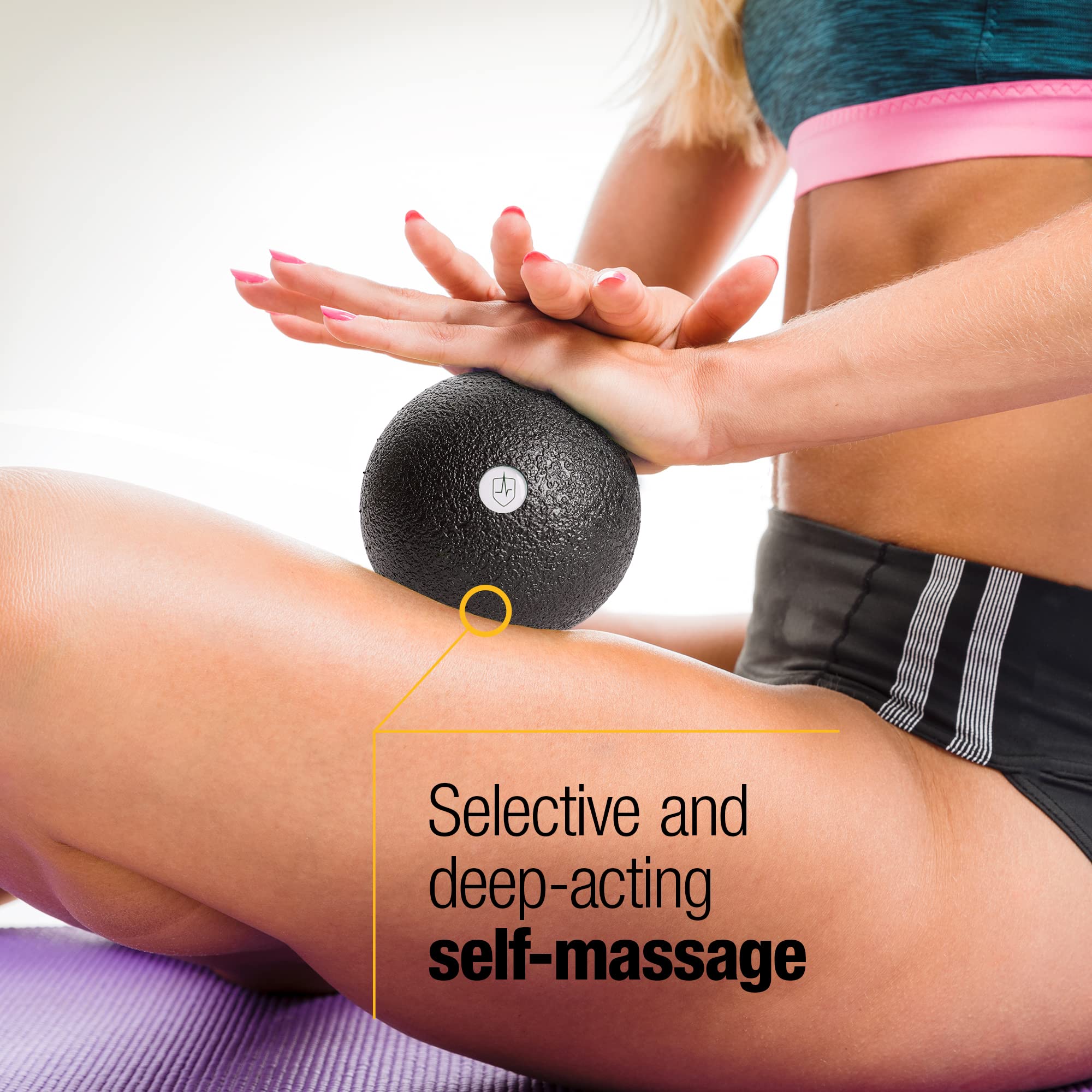 Set Massaggio High Pulse Con 4 Accessori - Rulli E Palle Per Sollievo Muscolare - Foto 4