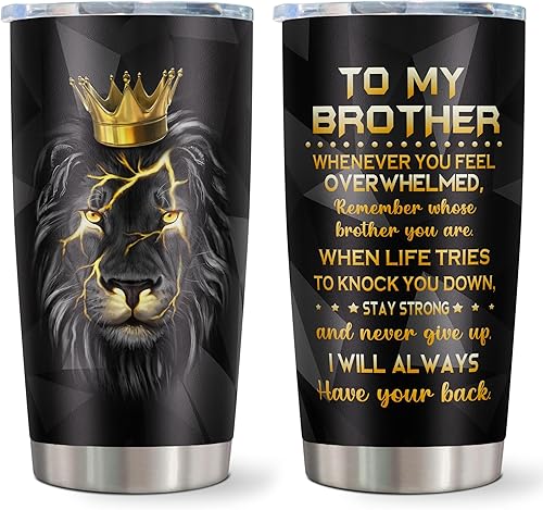 Regalos para hermano, regalos para hermano mayor para niño, regalo único de hermanos de parte de hermana, regalo de cumpleaños para hermanos, taza
