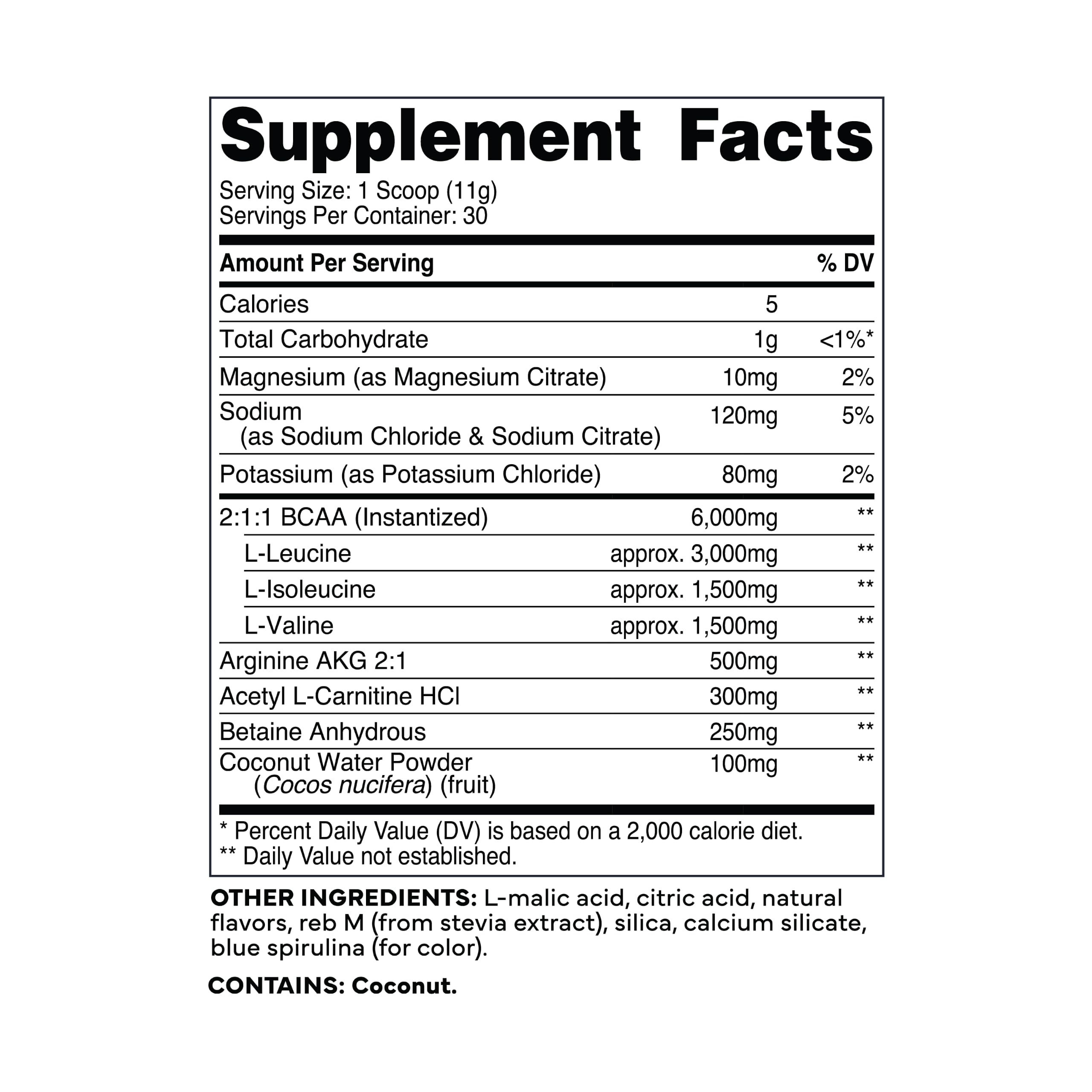 Type Zero Ultra Clean Vegan BCAA Powder + Electrolytes (Blue Raspberry) — Amazon image 8