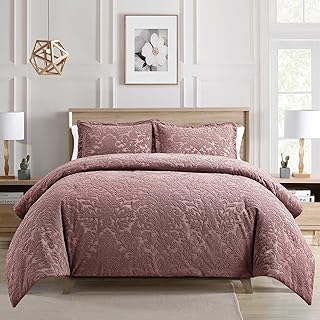 12 Small Bedroom Ideas for Women with Soft Stylish Details 15 Sunshine Nicole Velvet Jacquard Comforter Set, Velvet Jacquard Face and ...