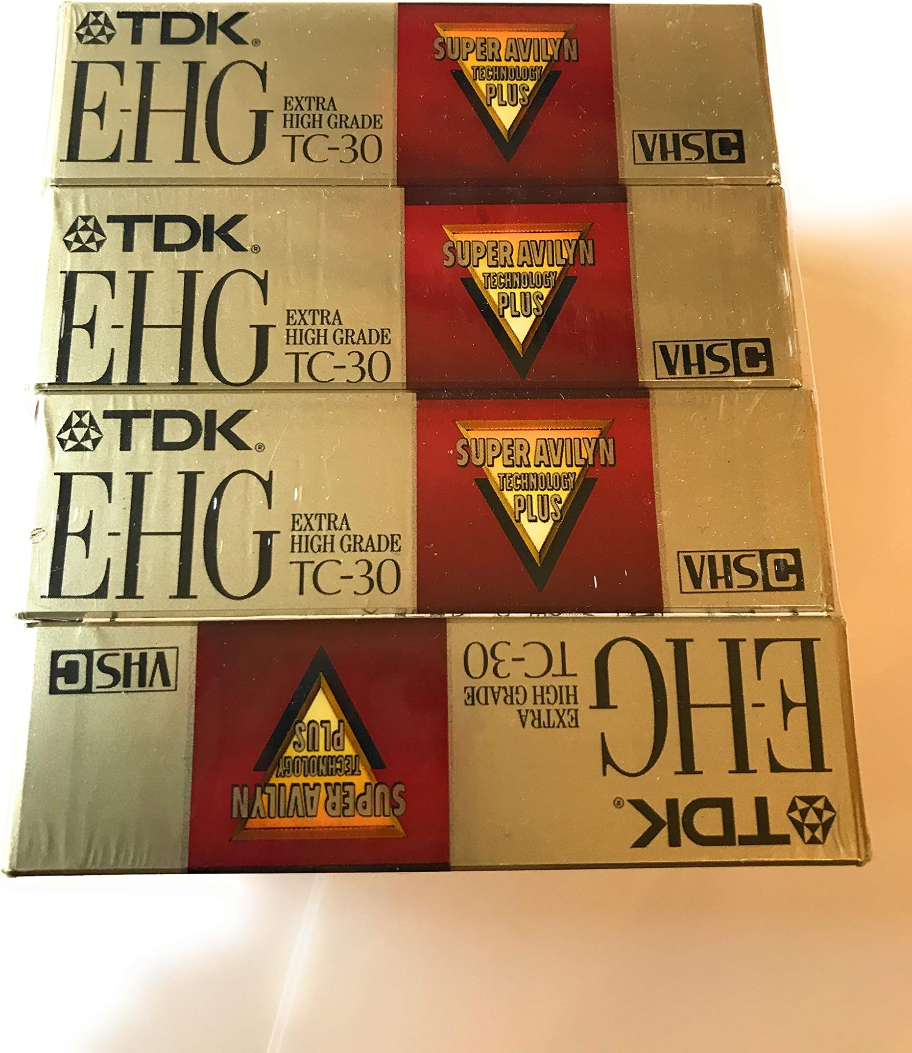 TDK TC-30 EHG VHS-C VIDEOCASSETTE NEW 3 pcs VIDEO TAPE VHSC EXTRA HIGH GRADE