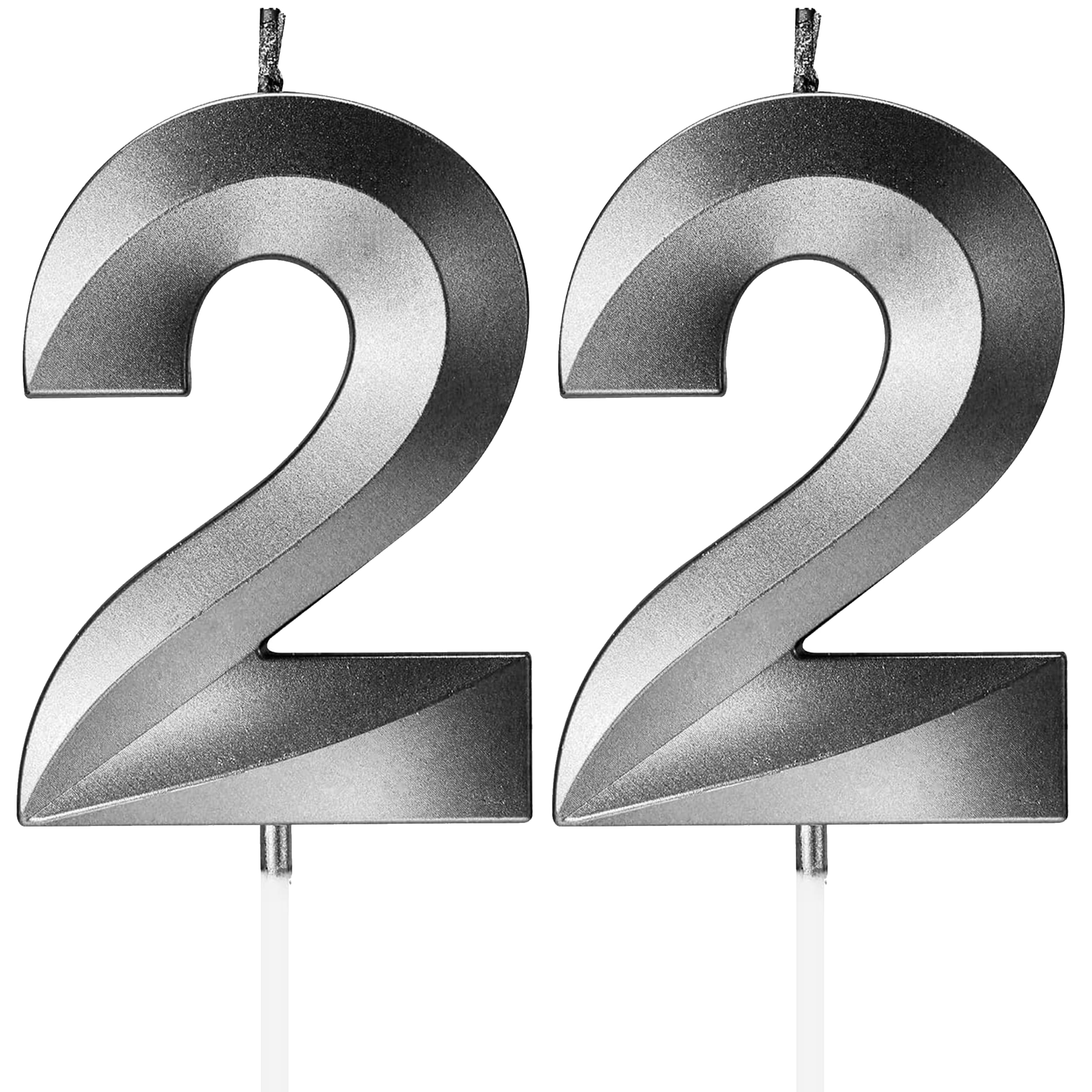 Birthday Candles Number Candles Age Year for Cakes Happy Birthday 3D Designed Wedding Anniversary Party Cake Topper Decorations