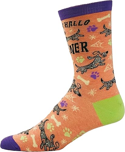 Miniatura 3 de Calcetines divertidos de Halloween para mujer, diseño divertido de Halloween, perro, cachorro, perro salchicha, calzado para amantes, Hallowiener