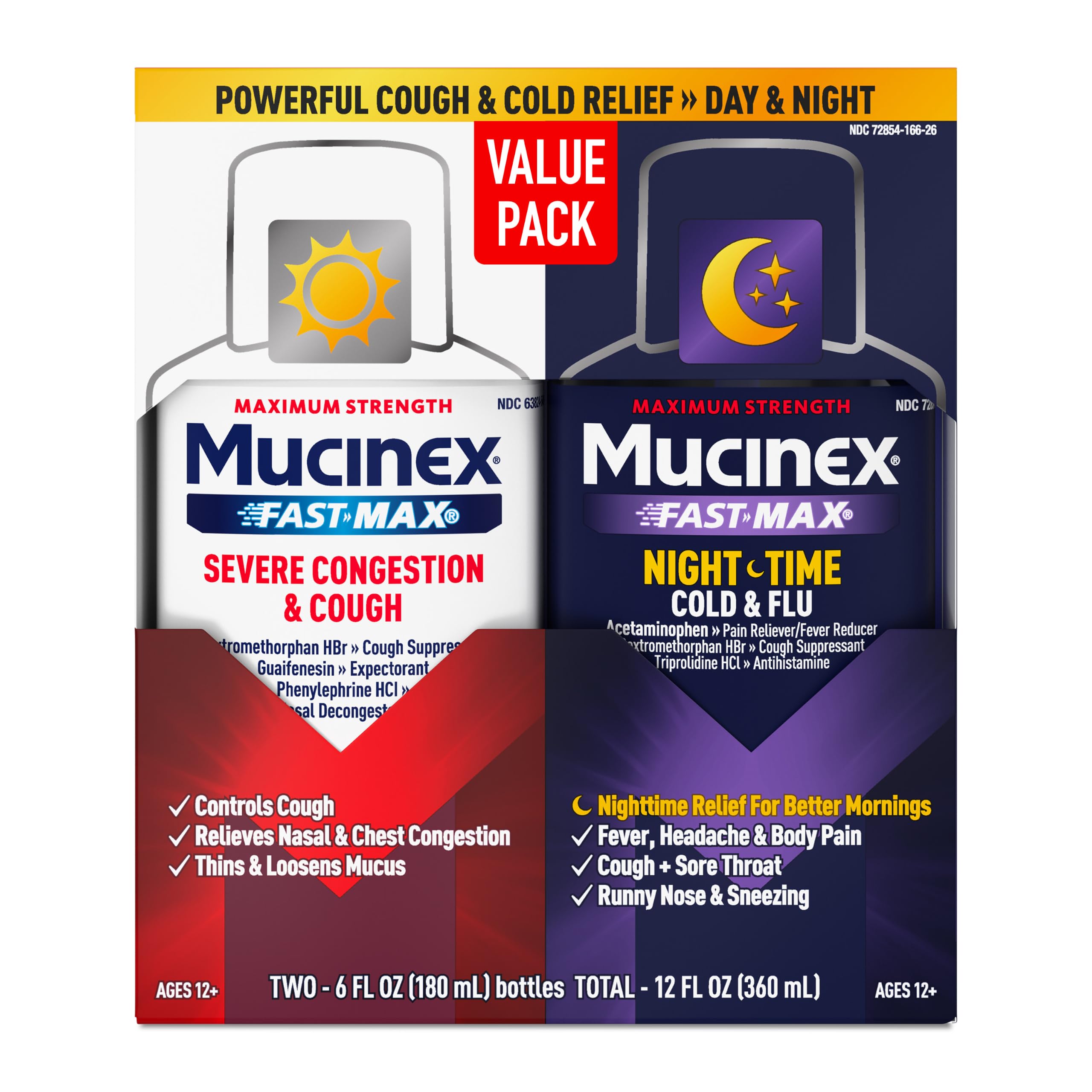 Mucinex Fast-Max & NightShift Combo Pack