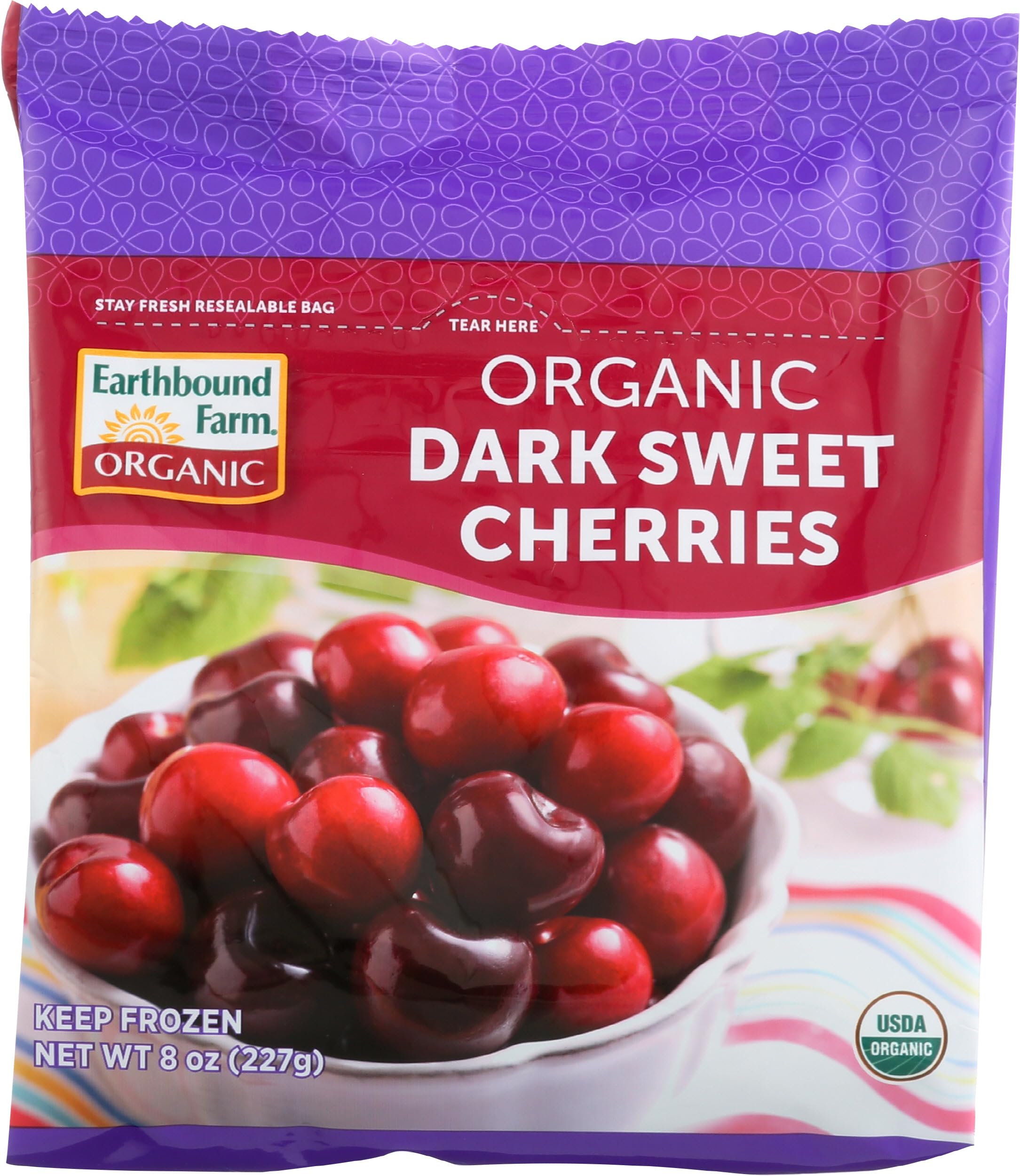 Earthbound Farms, Organic Sweet Dark Cherries, 8 Oz (Frozen)