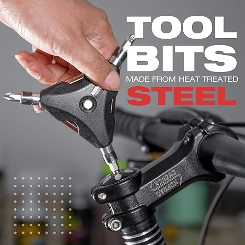 Miniatura 5 de Llave Y 13 en 1 Llave de tres vías intercambiables Allen, hexagonal, Torx, puntas de herramienta de destornillador plano y cruceta Kit