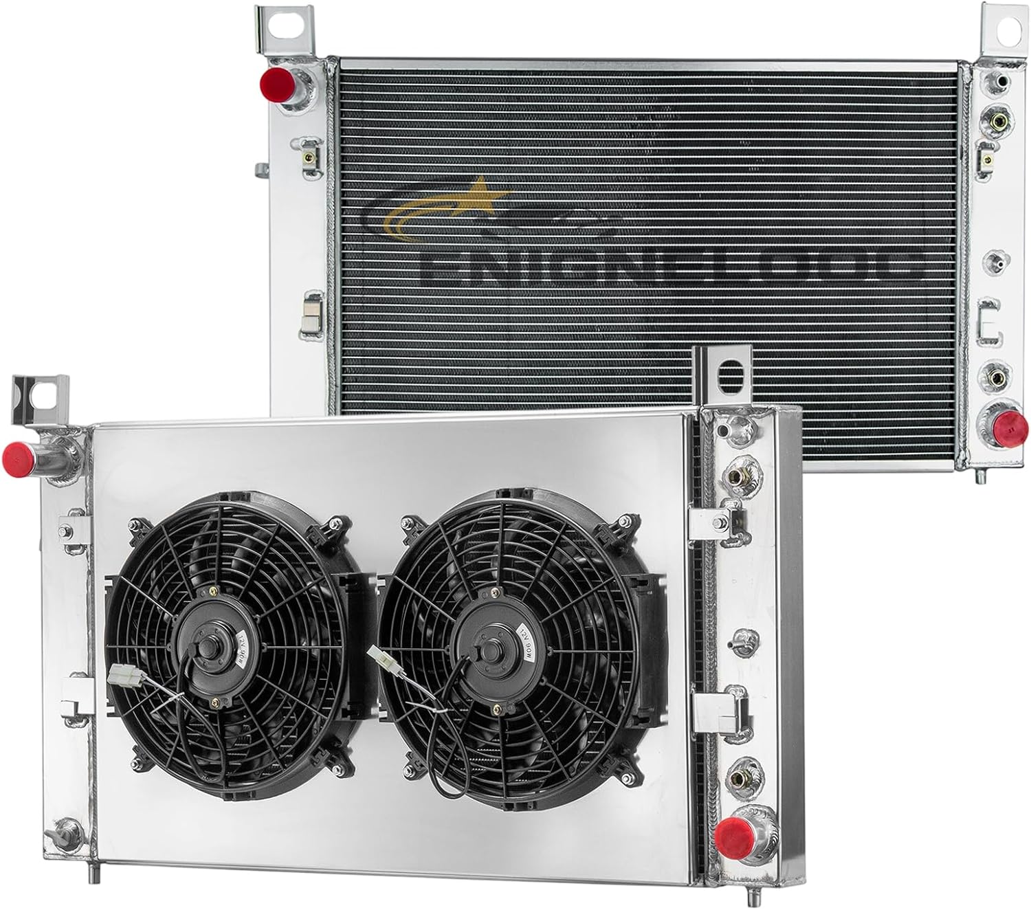 3 Row Core Aluminum Radiator For 1999-2013 Chevy Silverado 1500 Tahoe GMC Sierra 1500 Radiador Automotive Replacement Radiators Shroud Fan