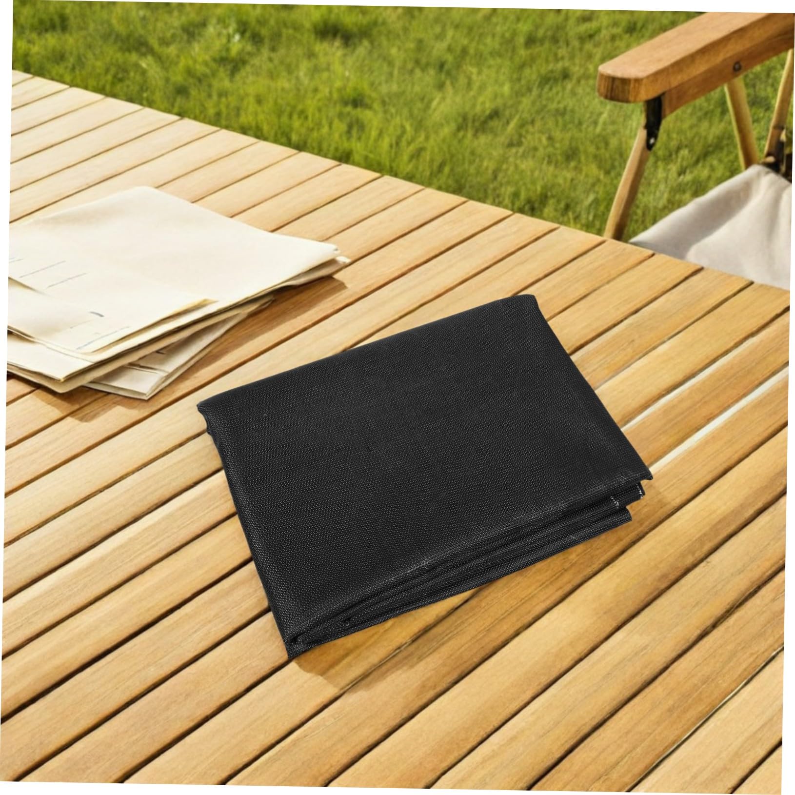 Abaodam Tappetino Ignifugo per Barbecue Esterno Realizzato in Silicone Bifacciale e Antiolio per Protezione sotto Braciere o Focolare Riutilizzabile e Facile da Pulire