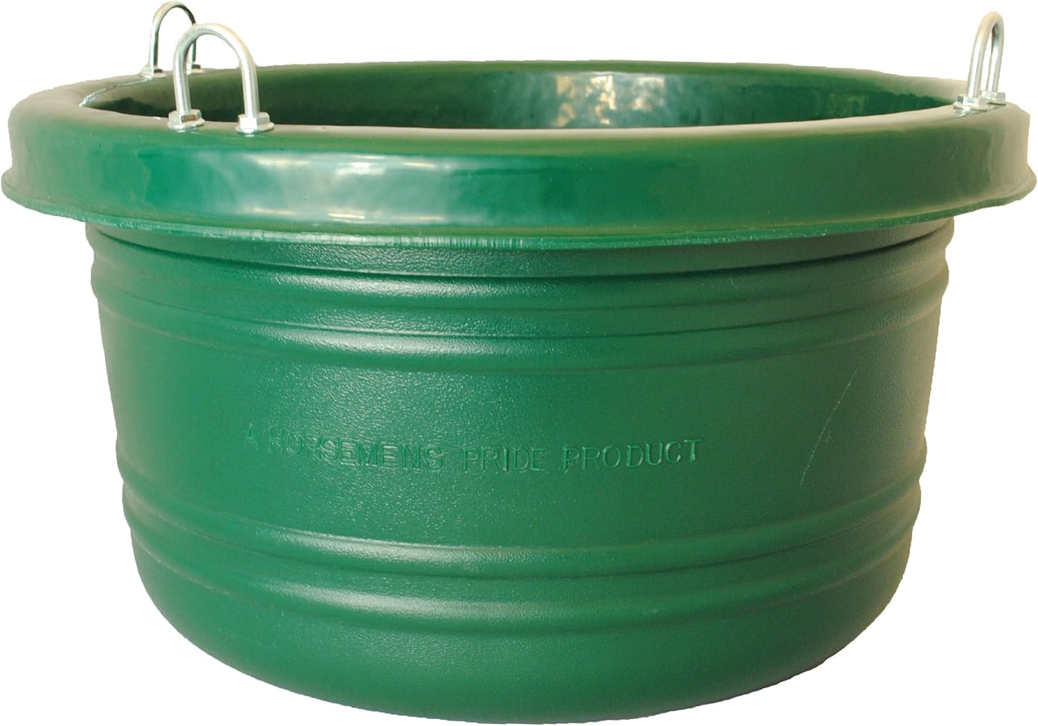 Horsemen's Pride Horse Feed Tub, Large, 30 Quarts, Green