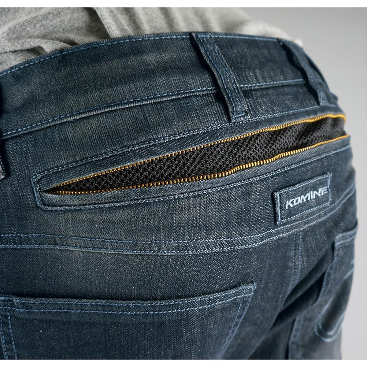 Amazon | コミネ(KOMINE) バイク用 パンツ フルイヤーKVジーンズ