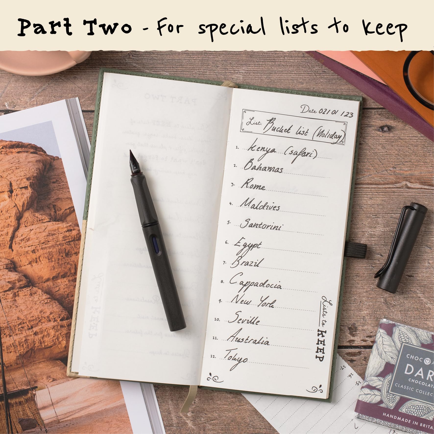 IF Journals for Life - Lists for Life, Green - Image 4