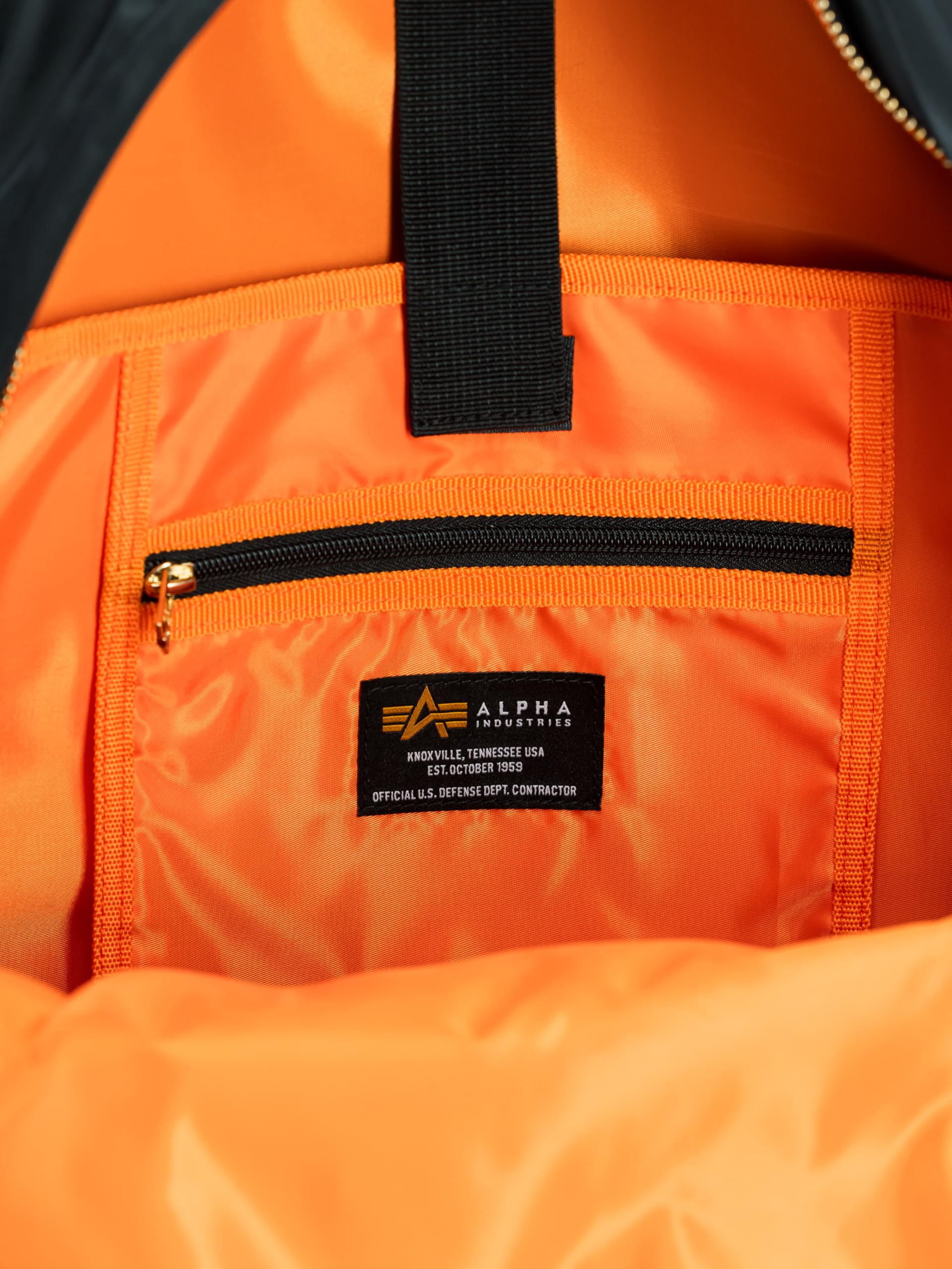 Alpha Industries Uniseks Crew 18L Plecak Black