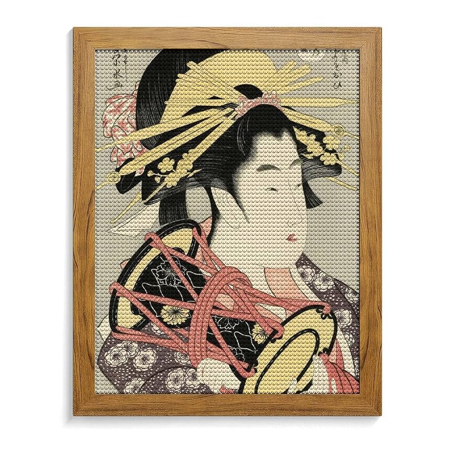 Amazon.co.jp: ダイヤモンドアート 浮世絵 美人 5D ビーズアート