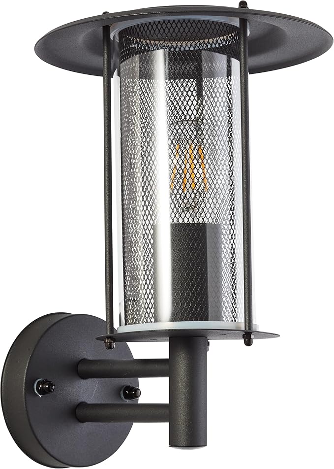 Brilliant Brilliant Lamp Detroit buitenwandlamp staand zwart mat metaal/glas zwart 1x A60, E27, 20 W photo 2