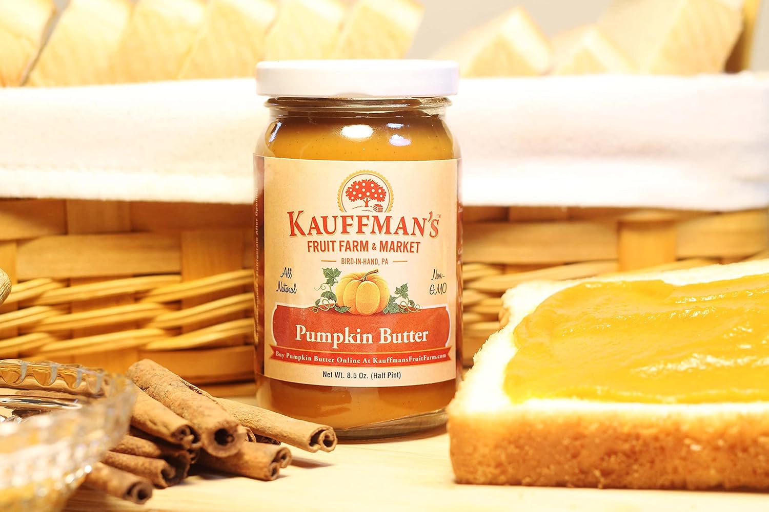 Kauffman Orchards Homemade Pumpkin Butter Spread, 8.5 Oz.
