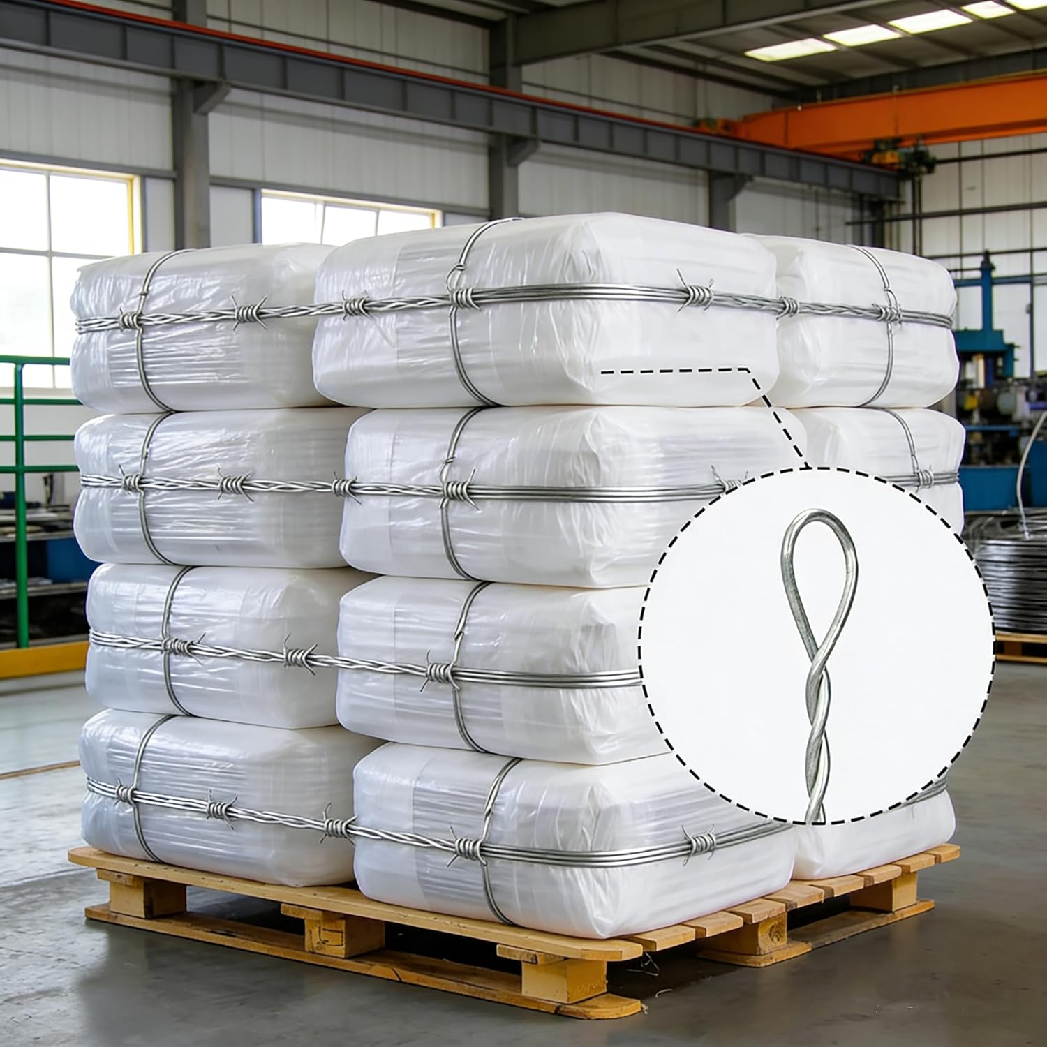 lukar 100 Roll Bailing Wire 14 Gauge, 14 Ft Galvanized Steel Wires Bulk Bundle Single Loop, 2mm Bendable Baling Wire for Wrapping Tie Cardboard, Paper, Textiles, Plastics