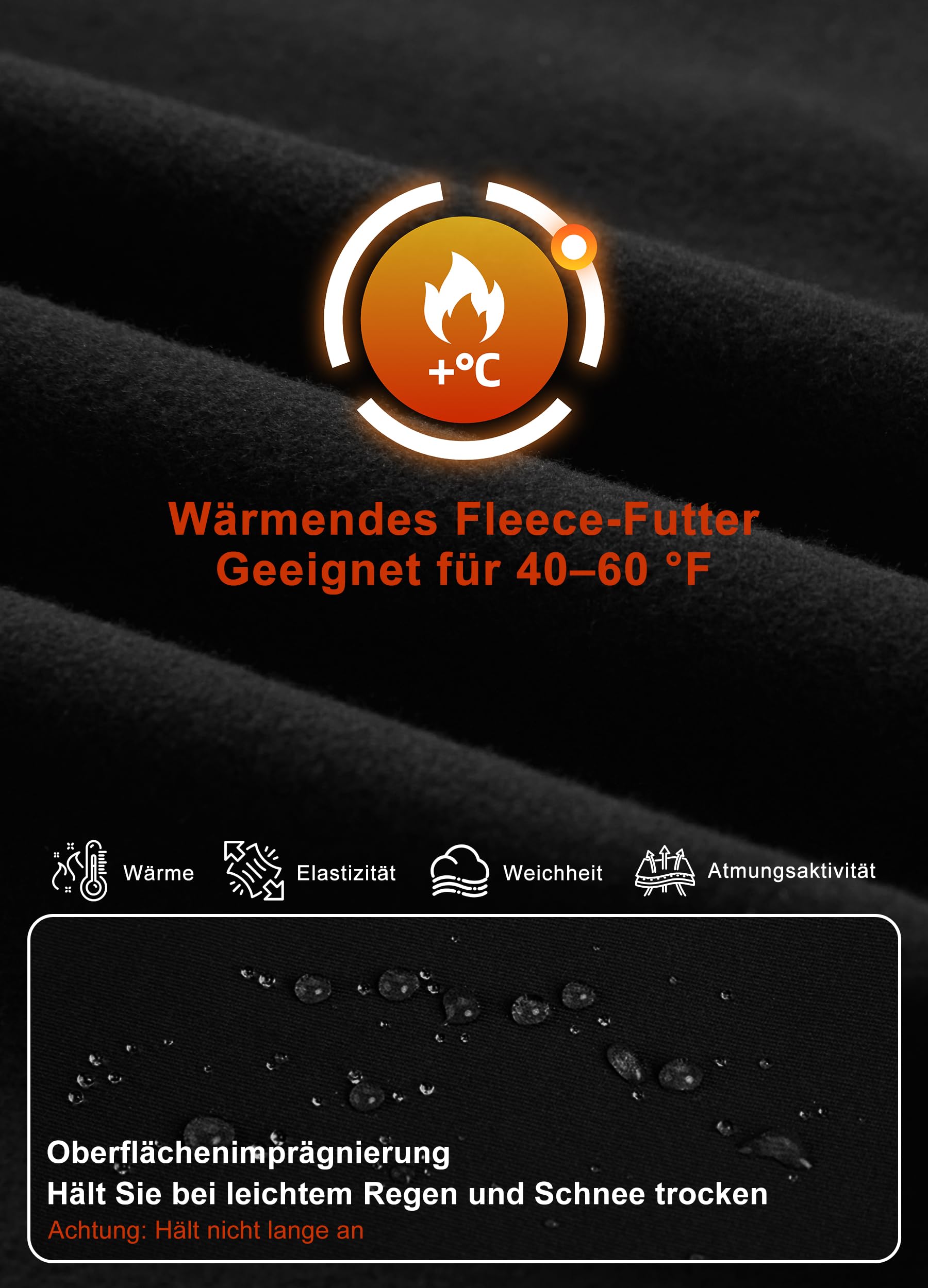 Damen Gefütterte Golfhose Mit Fleece Warme Sporthosen