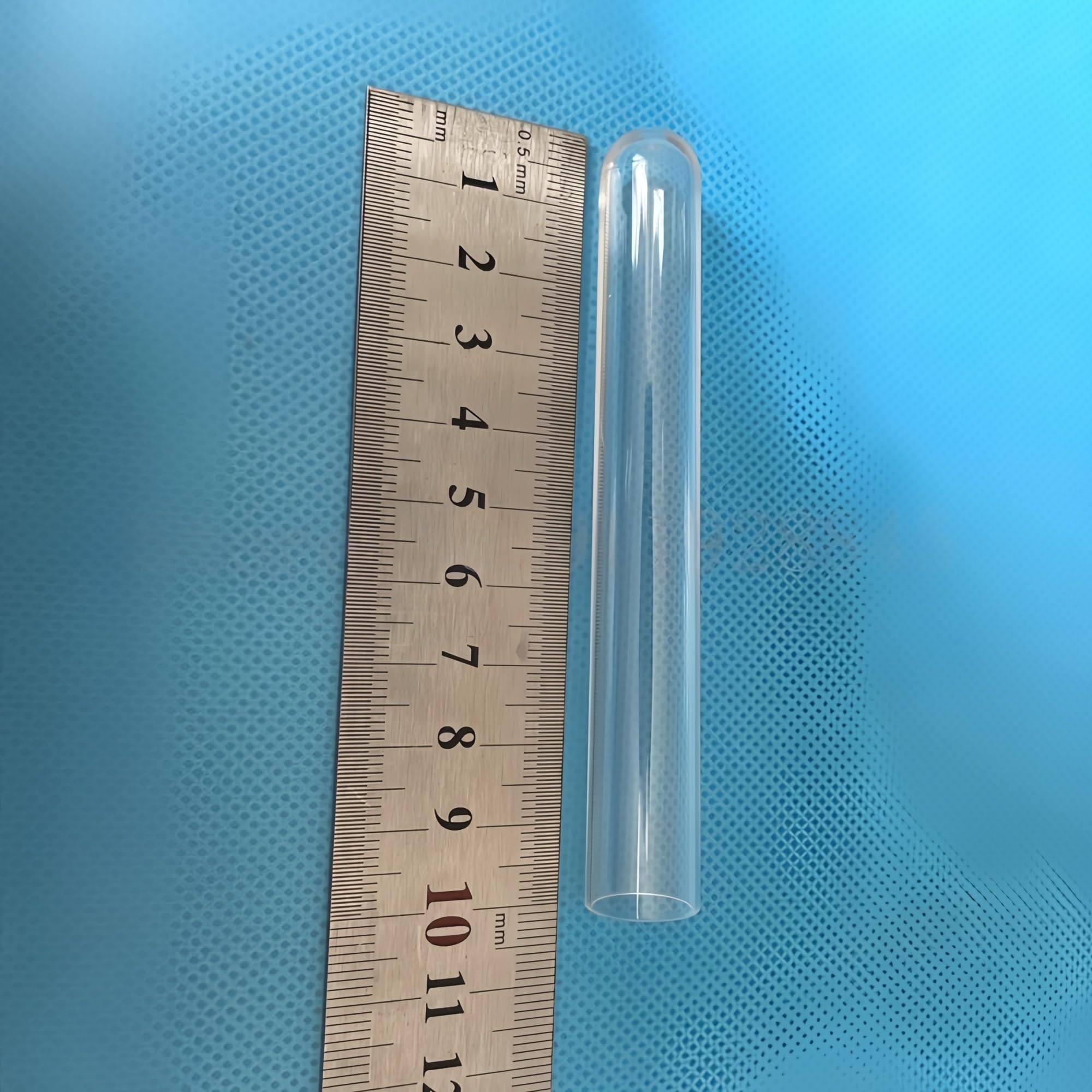 300 pezzi/confezione 15 * 100mm Forniture for ufficio e laboratorio, provetta in plastica trasparente con tappo in sughero Fondo a forma di U, fiala for bomboniere