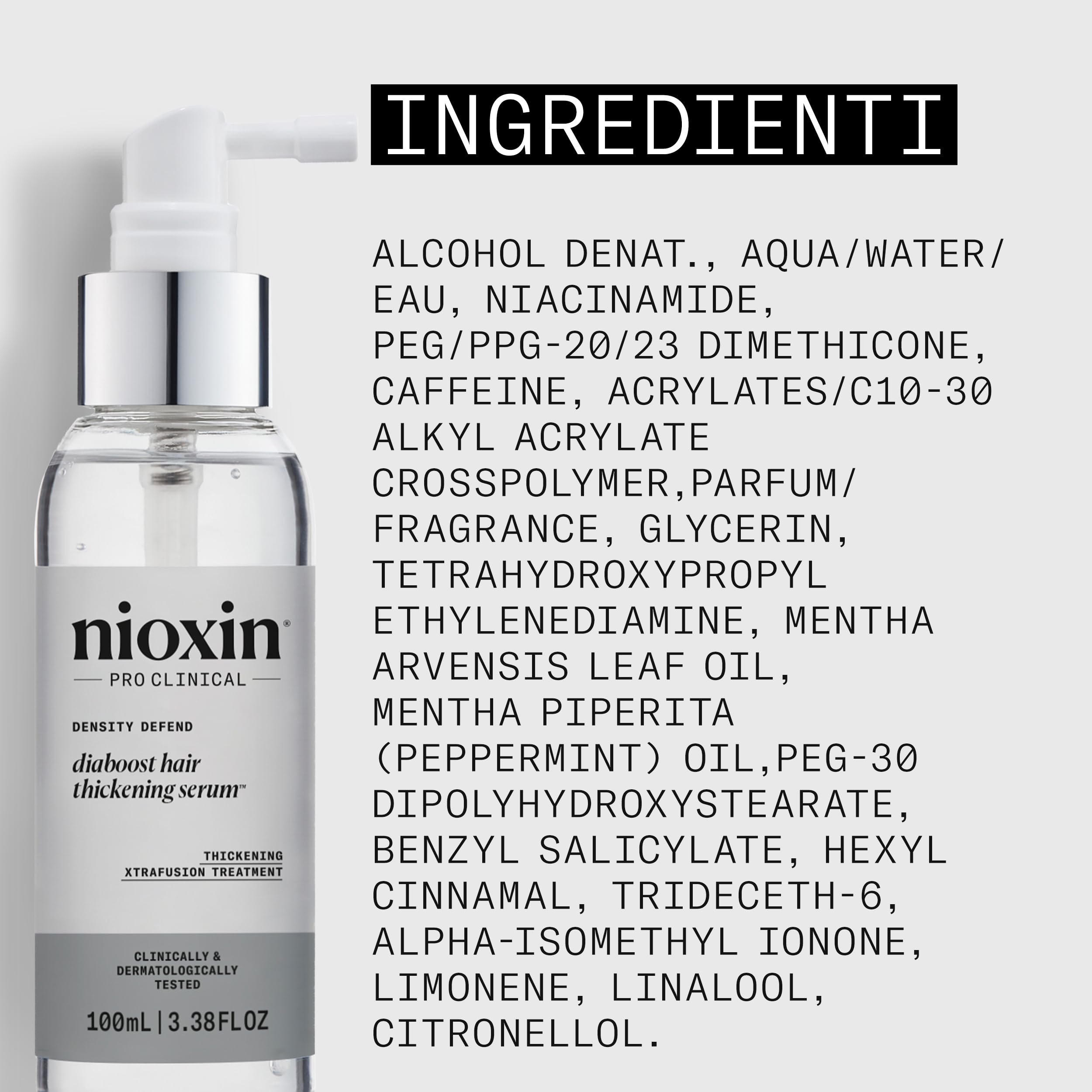 Nioxin Density Defend Diaboost Serum 100ml - wzmacniające serum do włosów przerzedzonych