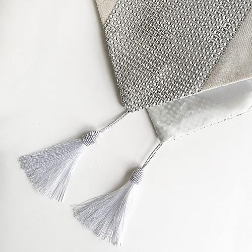 Miniatura 3 de HeMiaor - Camino de mesa con diamantes de imitación