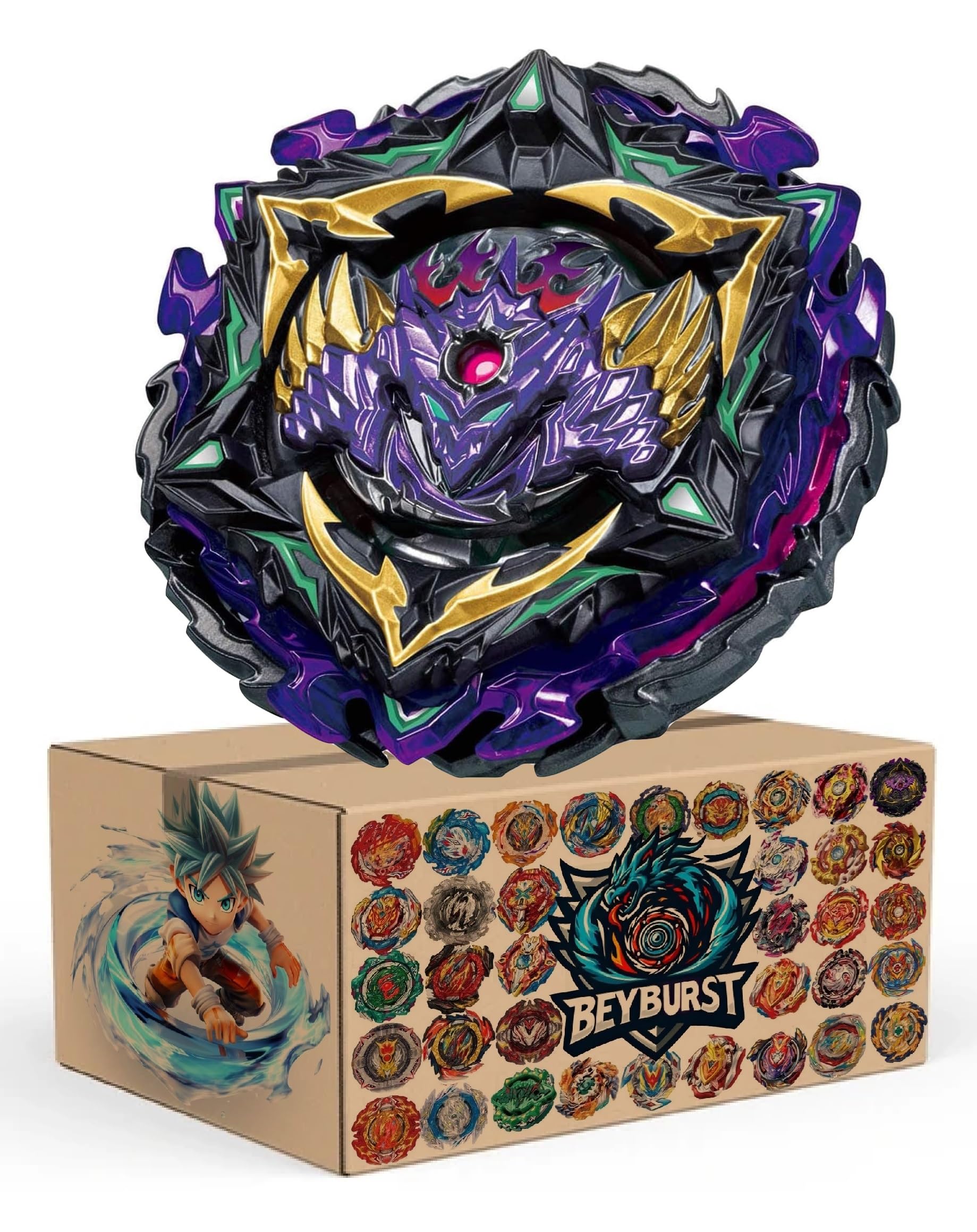 Buy Beyburst B-175 Booster Lucif End. King Dr Metal Spinning Top