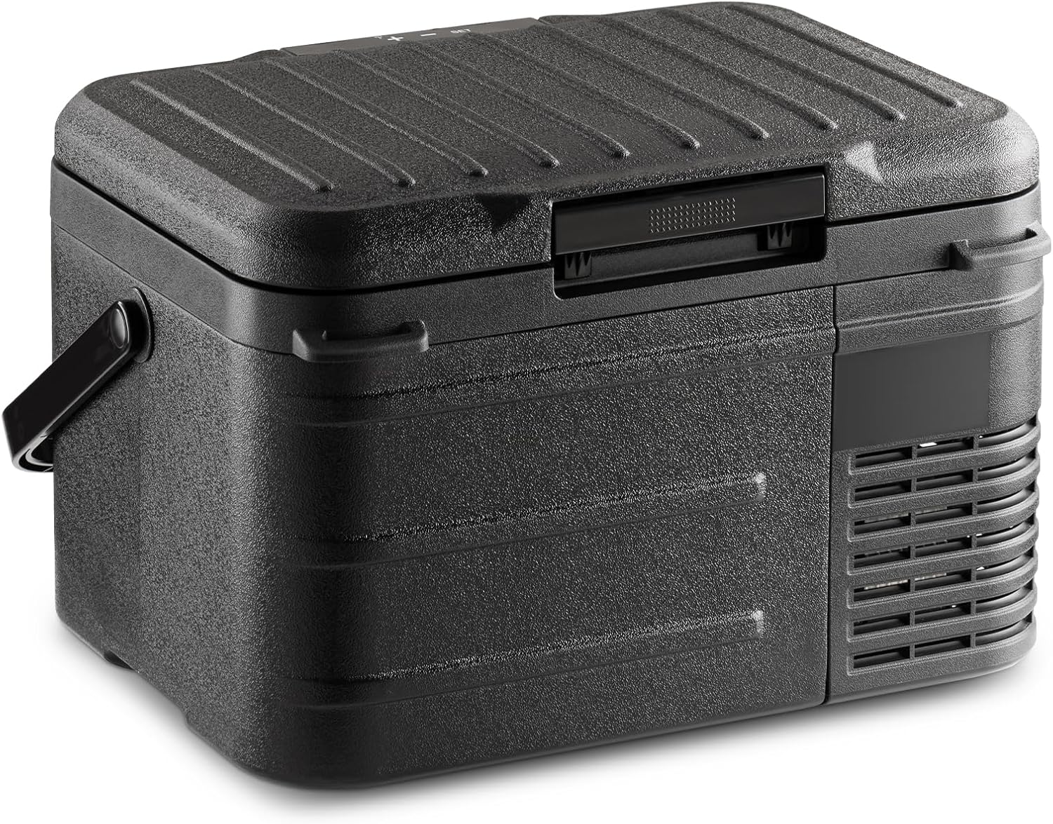 Stopsad 11QT Portable 12V Compressor Car Fridge Freezer -4°F to 68°F for RV Camping Truck Boat Travel, Black
