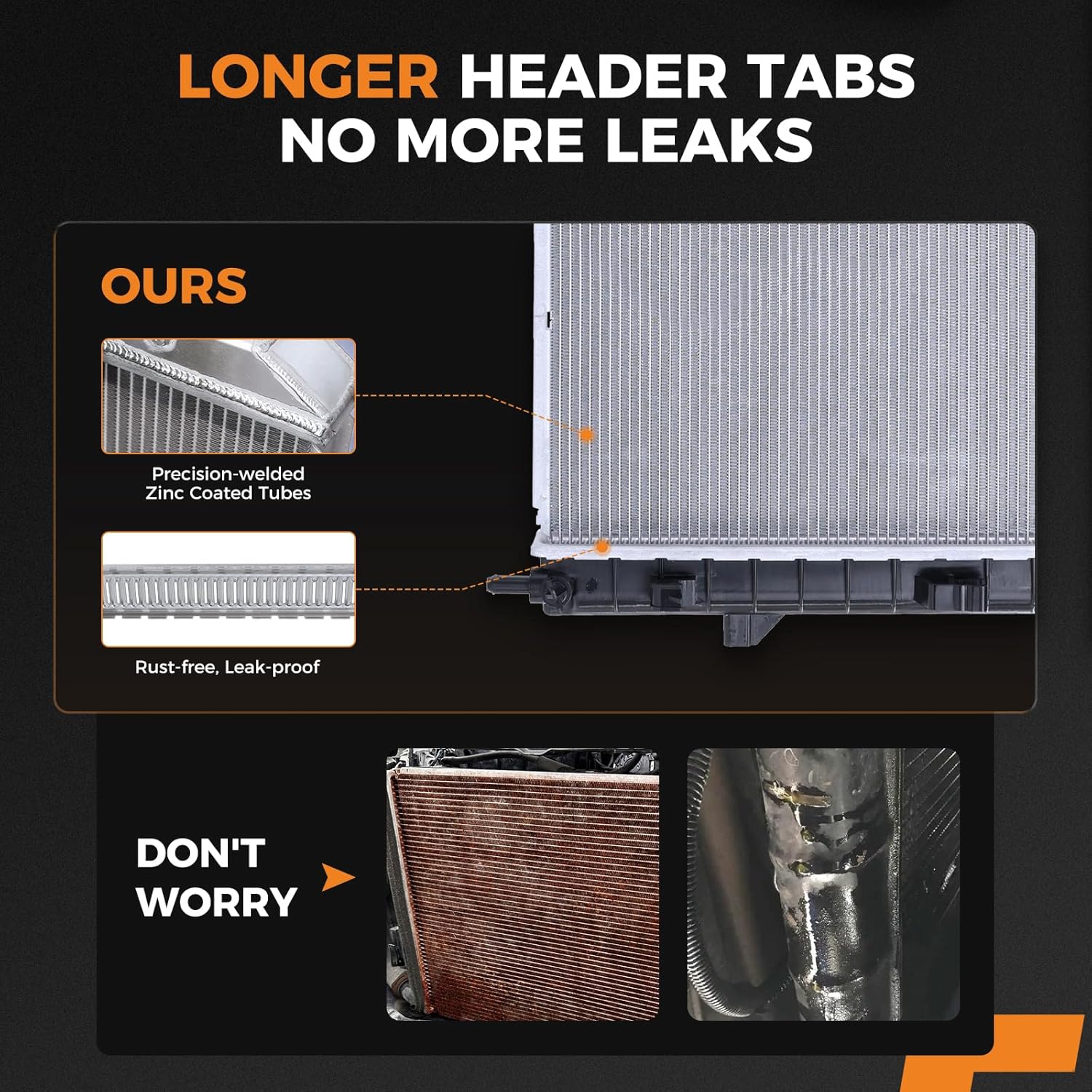 Autoexact Radiator for Car for 2005-2010 Chevy Cobalt 2.0L, 2.2L, 2.4L, for 2005-2006 Pontiac G4/ 2007-2010 Pontiac G5/ 2005-2006 Pontiac Pursuit, Engine Radiator Replacement for 2003-2007 Saturn Ion