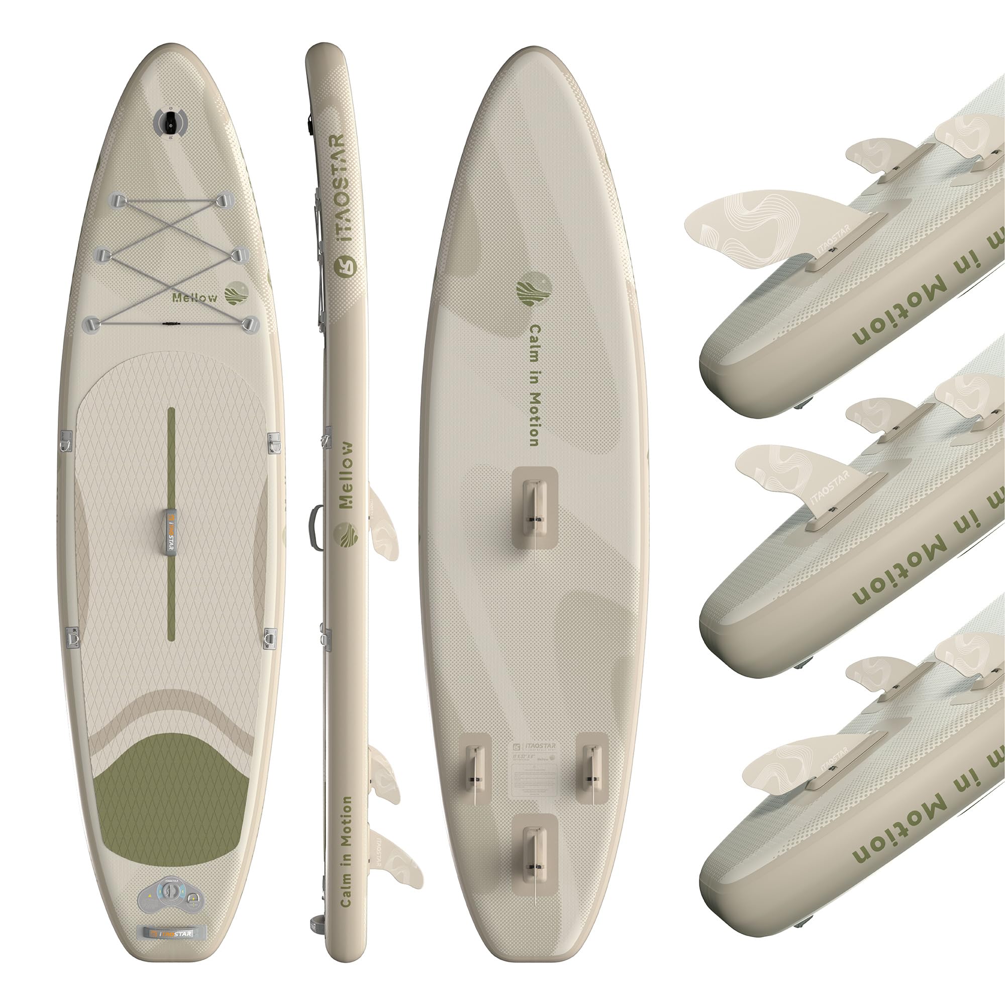 Mellow 11'x33 Inflatable Stand Up Paddle Board - Complete SUP Kit