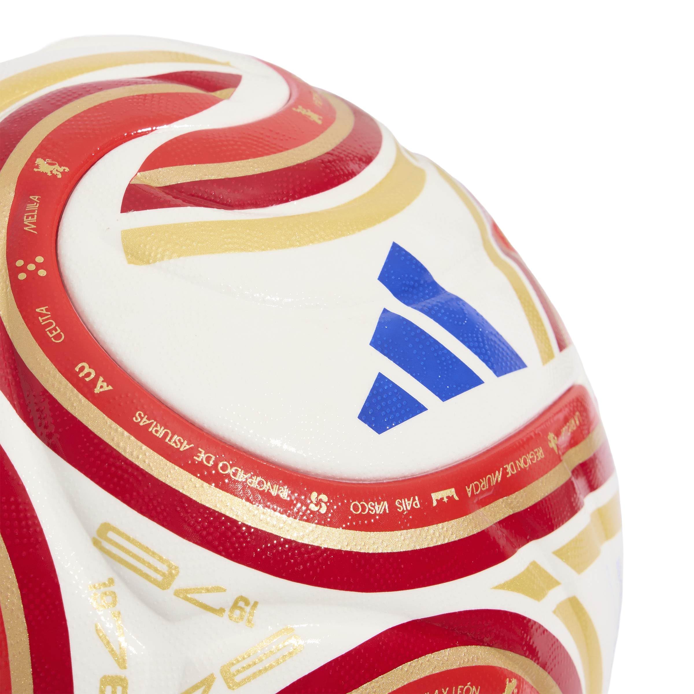 adidas Uniseks Spain Rfef 26/27 Competition Recreation Ball, white/team royal blue/active red/bold red, 5