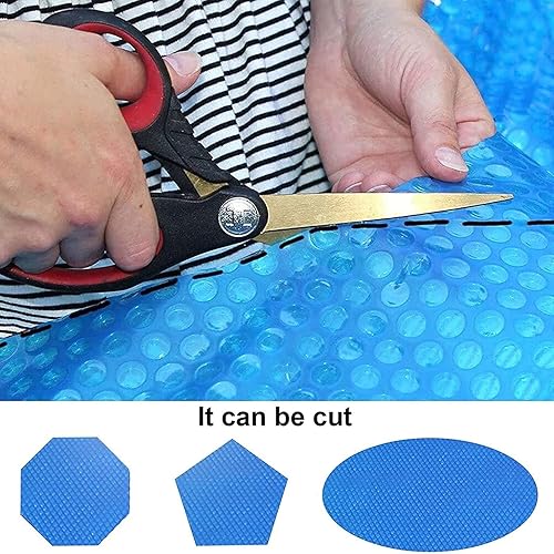 Miniatura 3 de Calentadores de piscina para piscinas sobre el suelo, cubierta solar rectangular de 8.6 x 5.3 pies, mantiene fuera las hojas, los desechos, la
