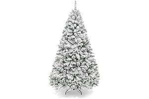 King of Christmas Flocked Tree