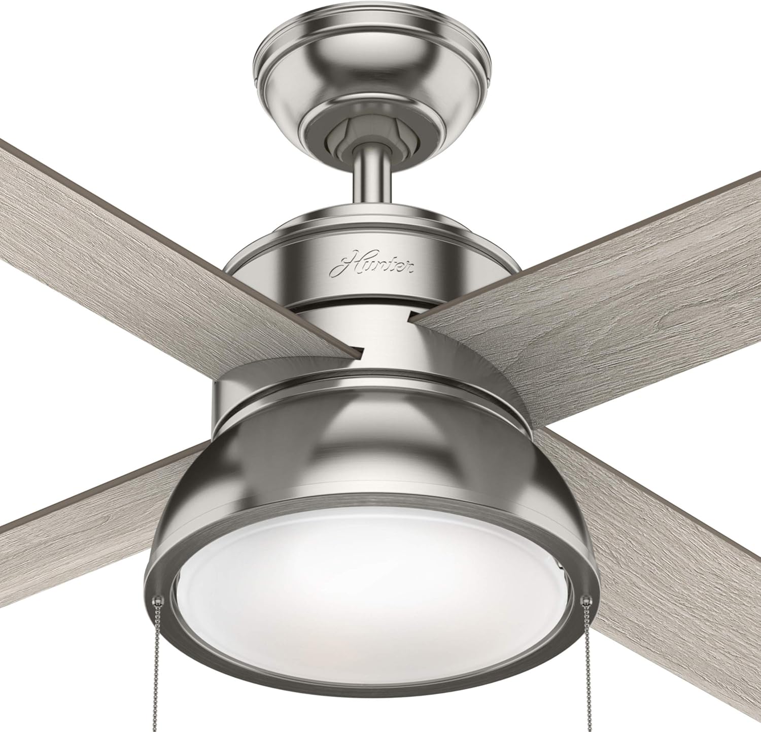 Super Big Clearance! Hunter Loki Indoor Ceiling Fan with LED Light and Pull Chain Control