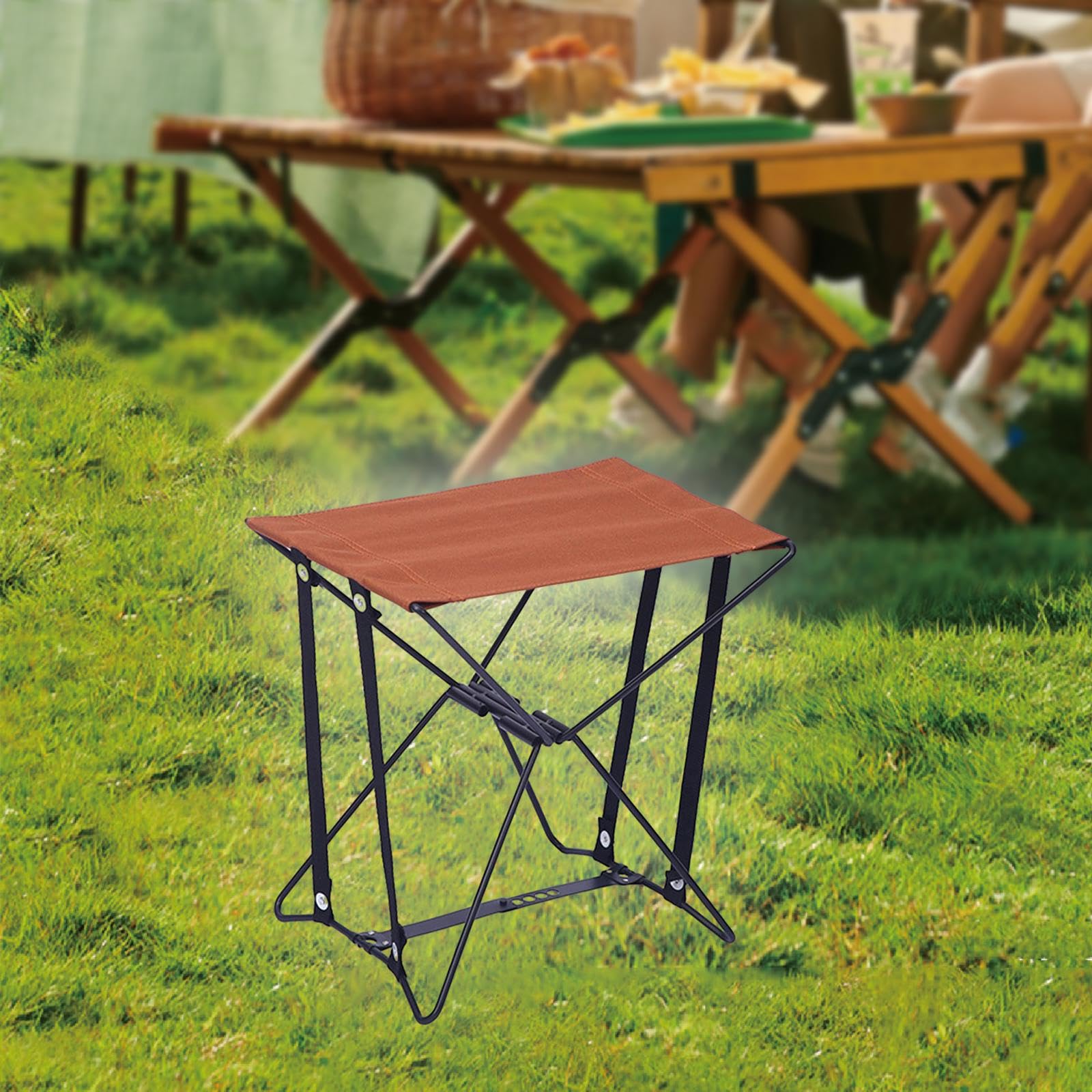 Tabouret De Camping Pliable Trépied - Aluminium Léger, Rotation 360° - Siège Portable Plage, Pêche, Randonnée