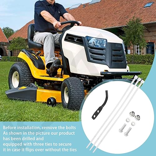 Miniatura 5 de 631-05195A Kit de cubierta de mulching para tractor compatible con Troy-Bilt TB46 Craftsman T2100 Cub Cadet RZT-42, XT1-LT42 y XT2-LX42 42 pulgadas